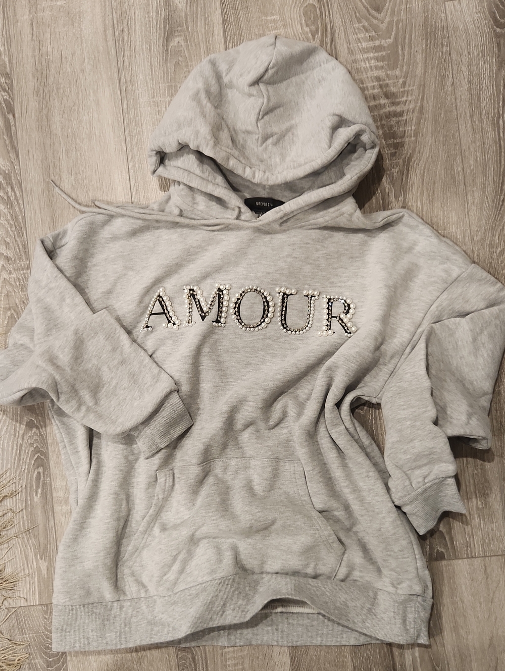 Womens Bling Pearl Hoodie